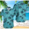 Man's Summer Tree Print Beach Floral Chic Vintage ClothingHawaiian Casual Collar Shirts Short Sleeve Button