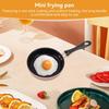 4.7 Inch Egg Pan, Round Nonstick Frying Pan Mini Omelet Skillet with Handle Small Portable Omelet Skillet for Home Kitchen Camping