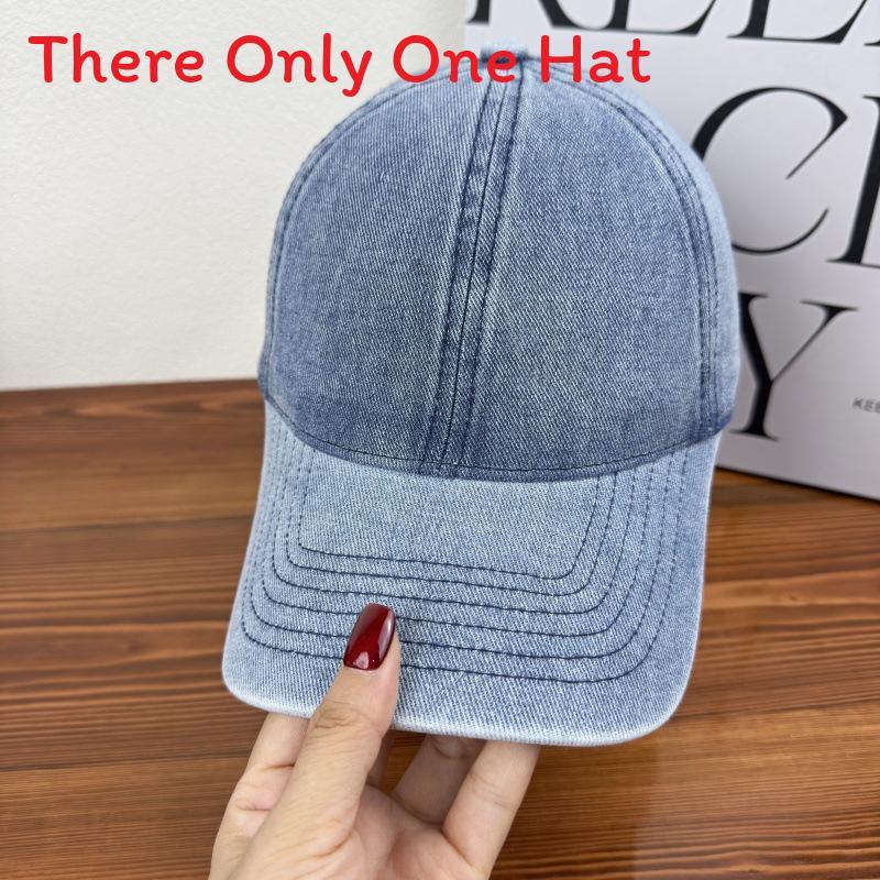 Classic Denim Baseball Cap For Men And Women With Sun Protection And Breathability