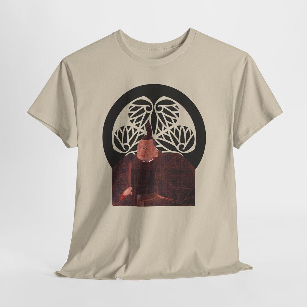 Medieval Monk Portrait T-Shirt | Celtic Knot Halo, Vintage Religious Artwork