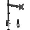 Bordstativ - AISENS - DT32TSR-277 - Roterbart og vippbart - 10 kg - Svart