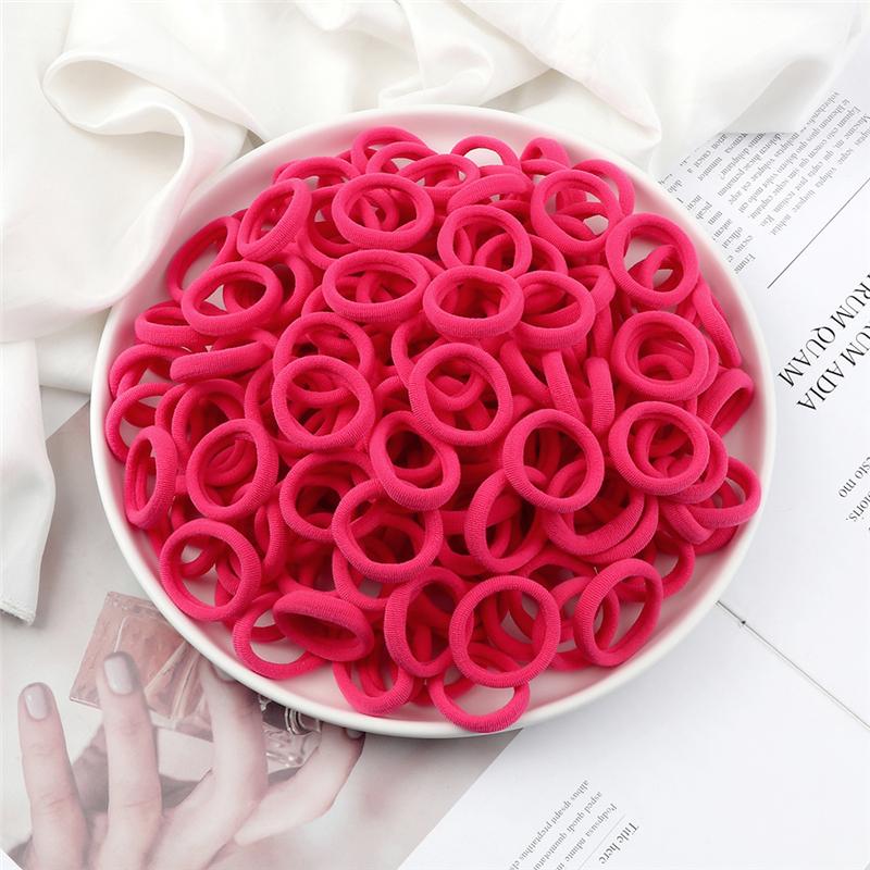 30/50/100 buc/Set Colorate Mici Elastice de Păr Fete Drăguțe Elastice de Păr cu Elasticitate Ridicată Accesorii de Păr pentru Copii Suport Coadă de Cal Bandă de Păr
