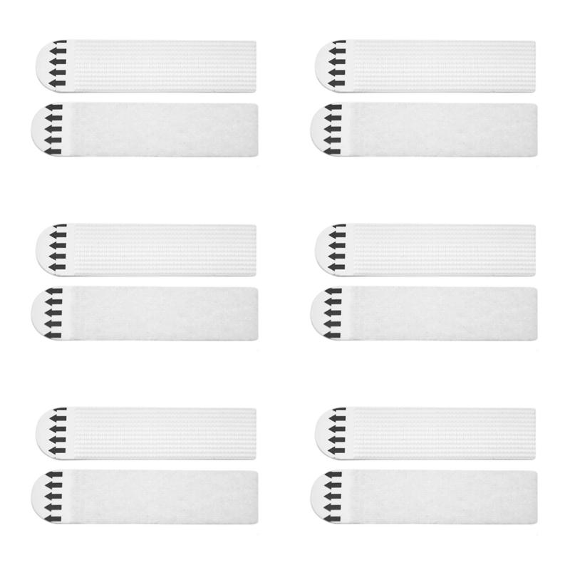 12 Pair strong Adhesive Wall Hook No Track Picture Frame Hangers easy installs Damage without Reusable Adhesive Hook