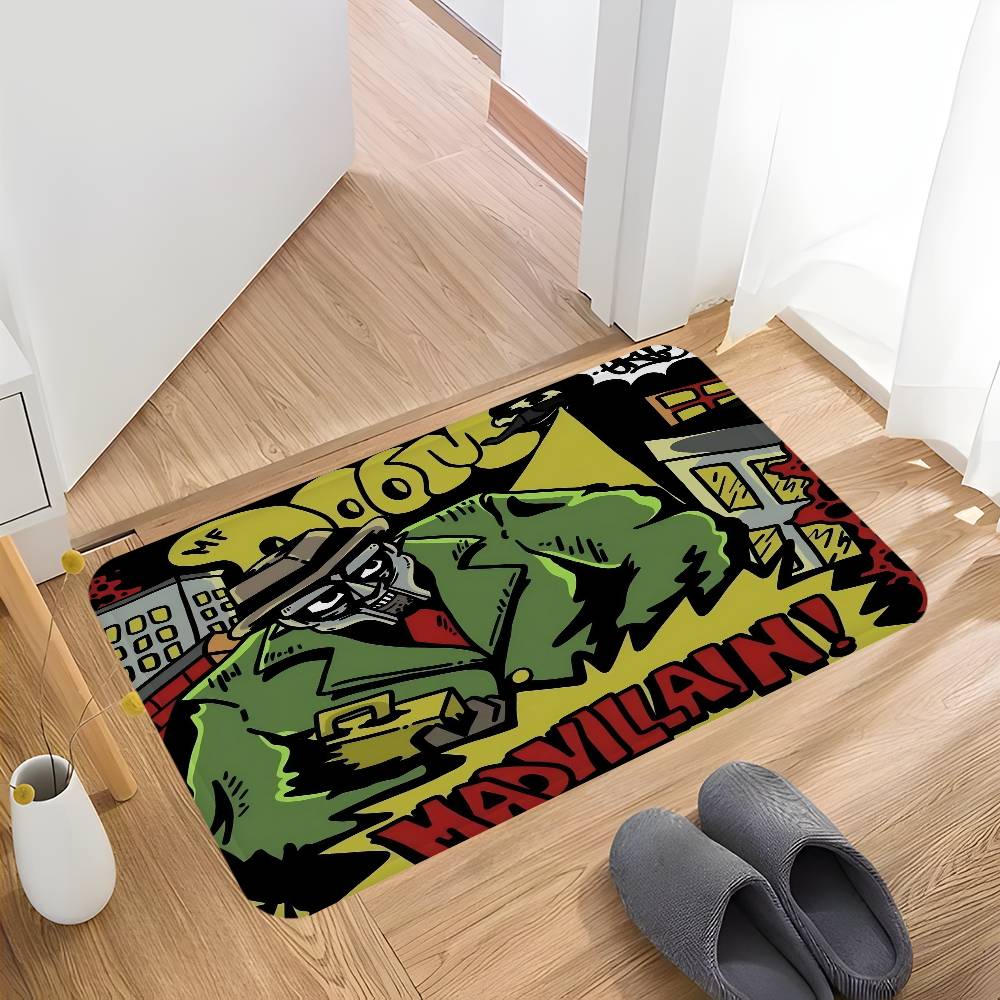 Singer MF DOOM Room Mats Retro Multiple Choice Living Room Kitchen Rug Non-Slip Welcome Rug
