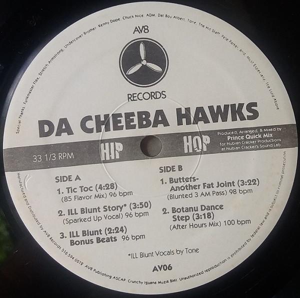 

12inch Record DA CHEEBA HAWKS - Tic Toc AV06 AV8 Records 1995 US Rap & Hip-Hop/R&B Used