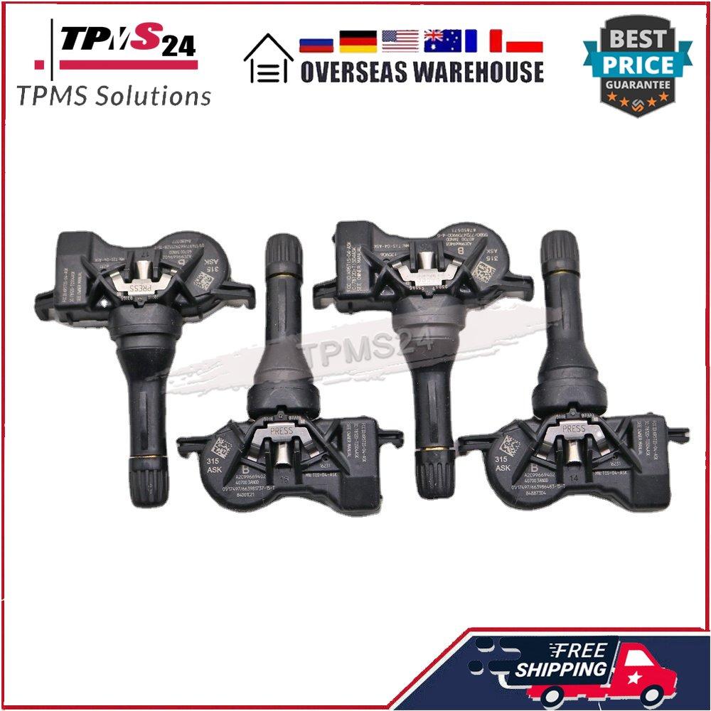 

4 шт. ДАТЧИК ДАВЛЕНИЯ ВОЗДУХА В ШИНАХ 40700-3AN0D ДЛЯ 2018 2019 Nissan NV200 315 МГц TPMS ДАТЧИК