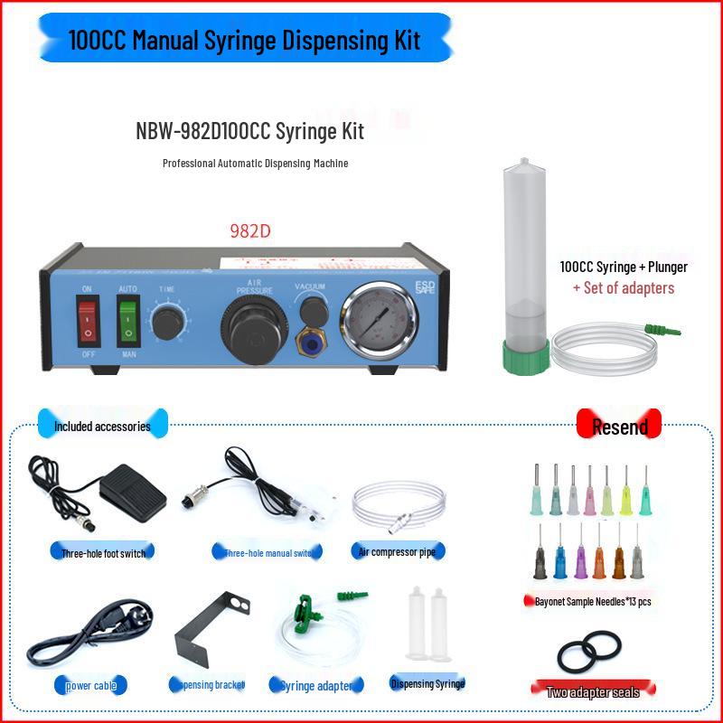 NBW-982D Semi-Automatic UV Glue & Silicone Dispensing Machine with Manual Controller