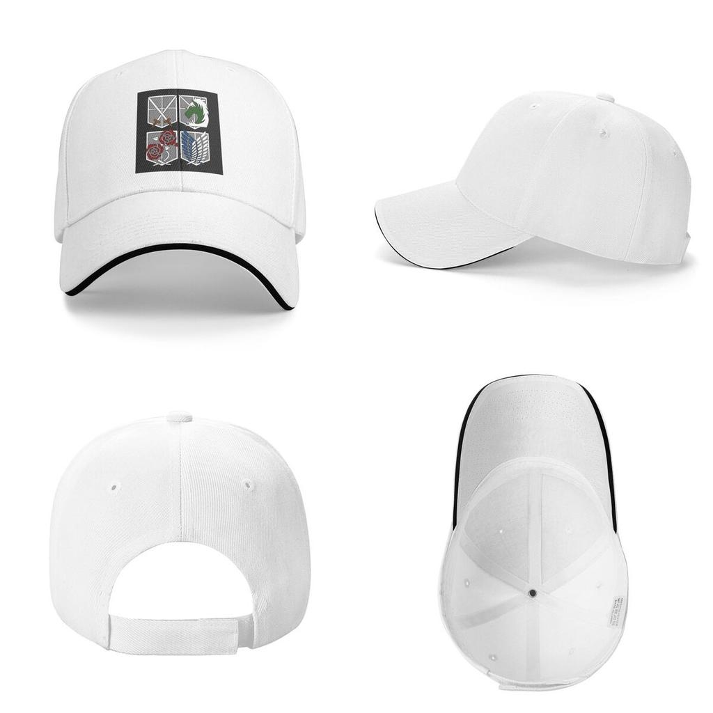 Unisex Baseball Hats Attack On Titan Anime Logo Outdoor Streetwear Summer Sports Baseball Caps Hip Hop Cap Casquette Hats