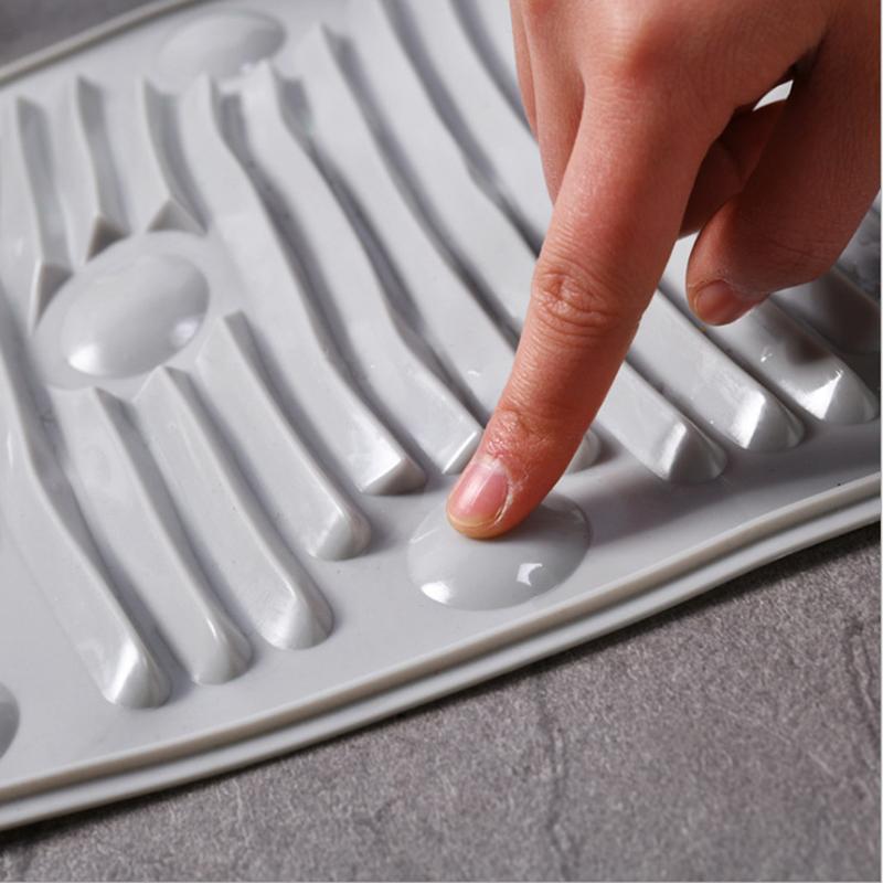 Washing Board Portable Household Non-Slip Silicone Washboard Lazy Personal Laundry Socks Small Washboard Laundry Mat