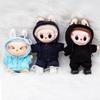 Für 17cm Labubu Puppenkleidung Modekleidung Hoodies Puppenkleidung Farblich passende Hoodies Puppenzubehör Niedliche Dekoration Kleine Kleidung