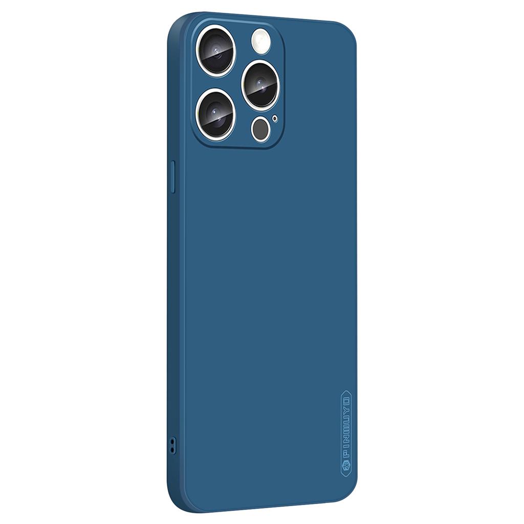 PINWUYO JK Touching Series For iPhone 16 Pro Case Silky Touch Soft TPU Phone Back Cover