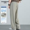 SHANSHAN Men's Tencel Linen Blend Casual Pants