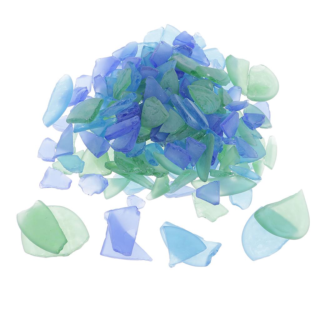 500g Vintage Glass Crafts Jewellery Mosaic Wedding