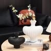 Nordic Ins Style Art Vase Simple Plastic Vase Creative Shape Room Decoration Vase High-end Vase Home Decoration Ornaments