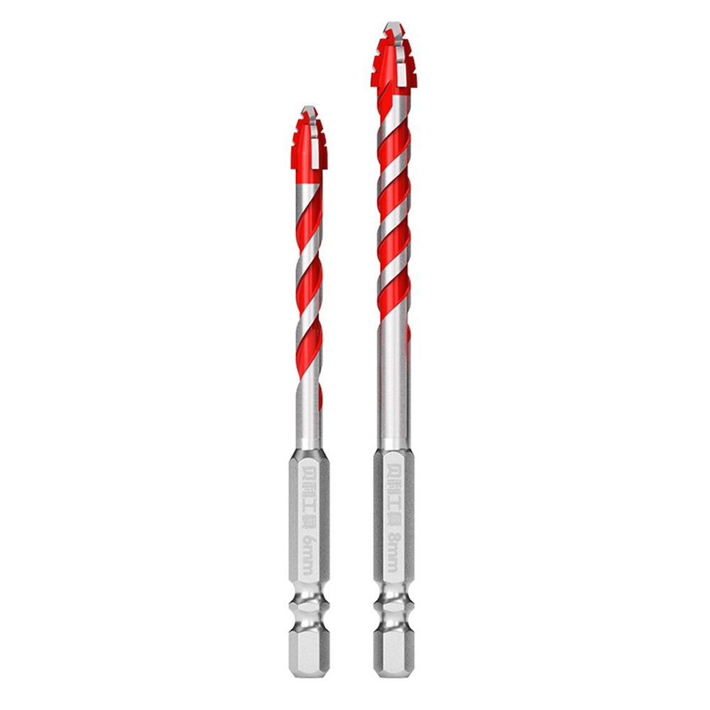 Skewed Head Eccentric Drill Bit Serrated Hexagonal Shank Drill Bit Set  Drilling Tool