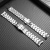 T127 Stainless steel strap 21mm For Tissot demeanor series men's Watchband T127.407 Curved End Links Metal Wristband bracelet