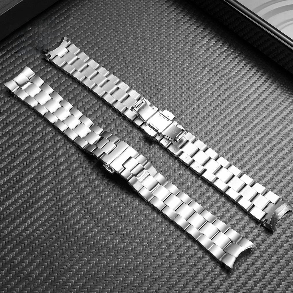 T127 Stainless steel strap 21mm For Tissot demeanor series men's Watchband T127.407 Curved End Links Metal Wristband bracelet