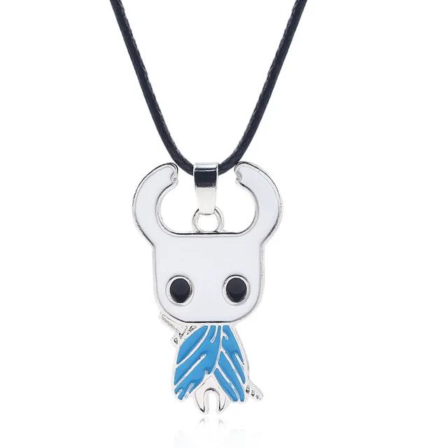 New Game Hollow Knight Bone Nail Keychain Necklace Pure Nail Sword Metal Pendant Keyring Cosplay Jewelry Gifts