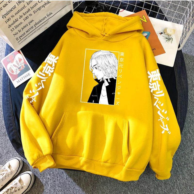 Anime Tokyo Avenger Hoodie Costume Men's Jackets Hooded Coats Casual Sweats Sweatshirts Male Tracksuit Jacket Clothing Outerwear