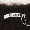 AURALEE A22AC03KM Dark Brown Brushed Super Kid Mohair Knit Long Cardigan Tops 1 BrownUsed