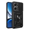 Capa For POCO F7 Case Armor Slide Camera Lens Protection Back Cover for Xiaomi POCO F7 Ring Stand Shockproof Funda