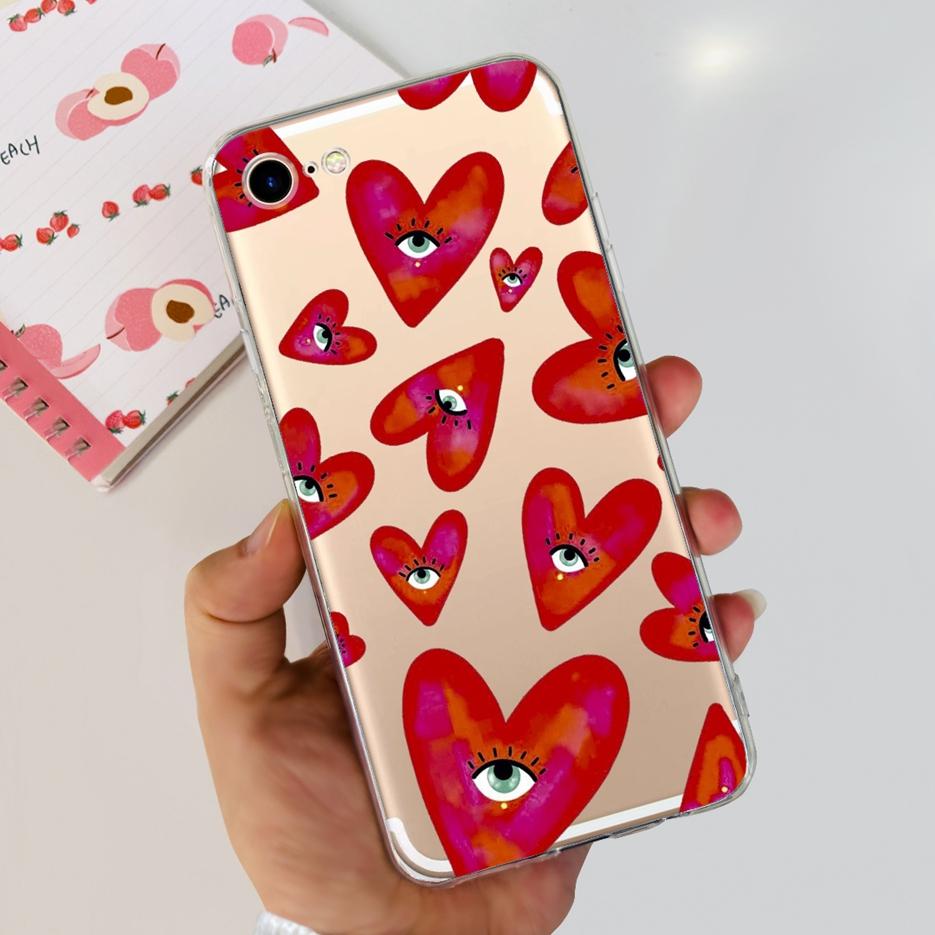 For Apple iPhone SE 2020 Case Stylish Painted Cover Soft Silicone Phone Case For iPHone SE 2022 iPhoneSE 2020 Back Covers Bumper