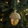 Foam Christmas Tree Ball Hanging Ornaments Gold Glitter Christmas Ornaments  Christmas Navidad Gift