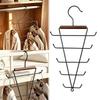 Rotatable Double Sided Hanger Wall Mounted Multi Hook Organizer Portable Hat Rack