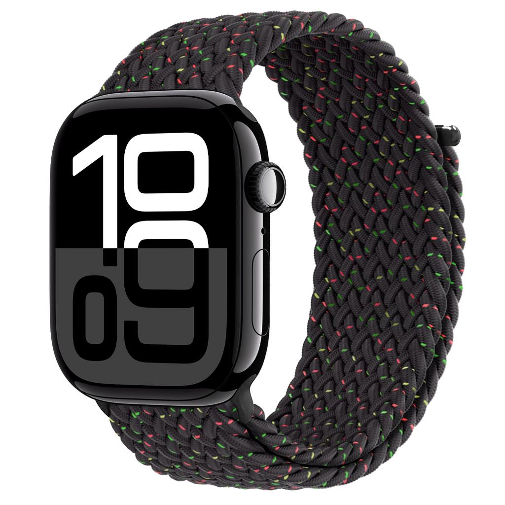 Braided Strap For Apple Watch 10 11 Bands 46mm 45mm Ultra2 49mm 44mm 40 41mm 42mm Correa Bracelet iWatch Series 9 8 7 3 5 4 Se 6