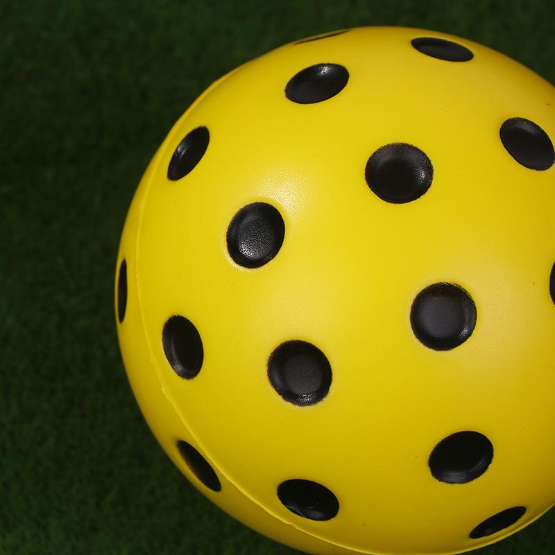 1/3Pcs Durable Indoor Pickleball Balls 74Mm Training Paddle Ball Pu Foam Pickleball Soft Silent For Competition And Practice