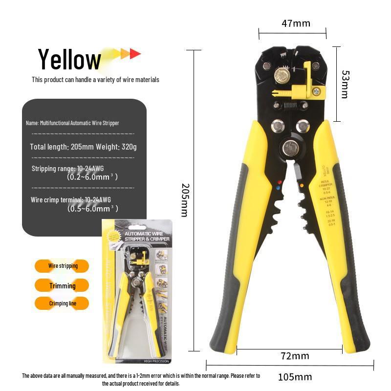 Multi-functional Automatic Wire Stripper & Crimper Tool Set