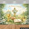 1pc, 2D Flat, Send a Banner, Send a Backdrop for the First Communion, Suitable for Church and Home Decoration, Wsj