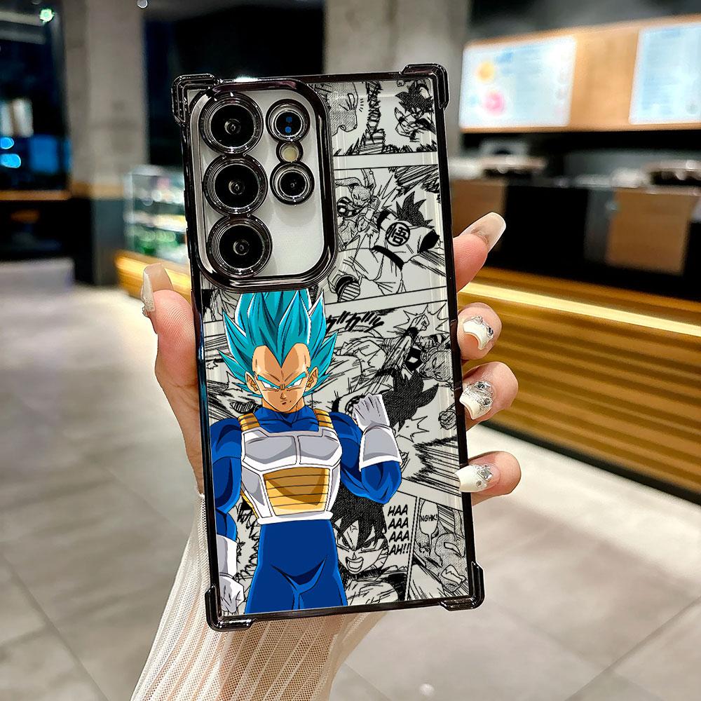 Gogeta Goku Cartoon Dragons Balls Coque For Galaxy S26 Phone Case For Samsung S26 S25 S24 S23 S21 Ultra S20 FE S25 Plus 5G Cover