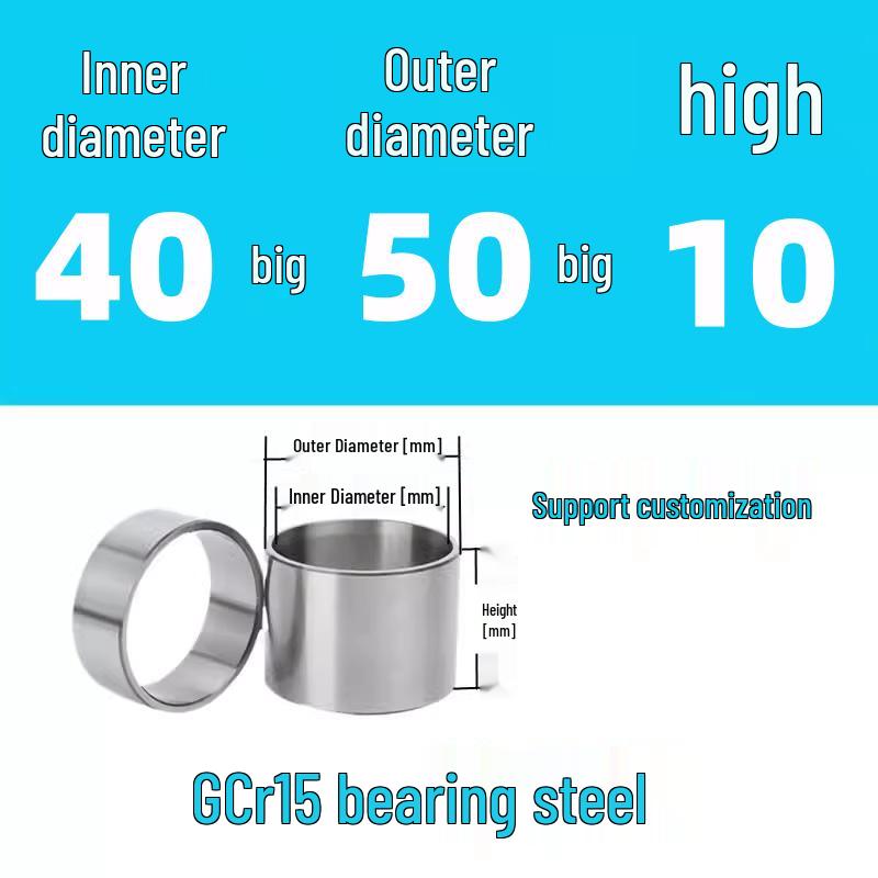 Steel Shaft Sleeve: Inner Diameter 30, Outer Spacer 48/50, Wear-Resistant for Removal and Guide Applications (Inner 35/37/38).