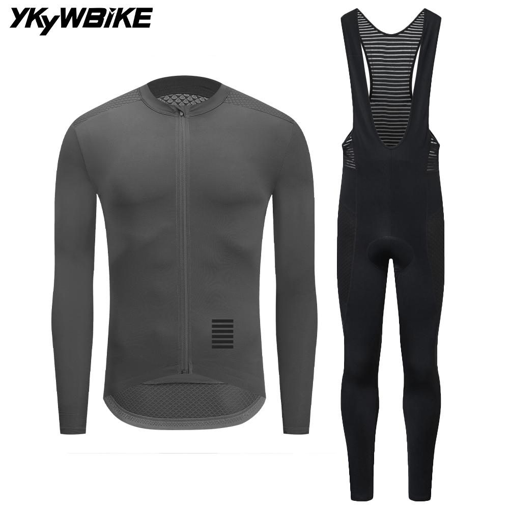 2026 Autumn Breathable  Men's Cycling Sets Long Sleeve Long Bib Pants  Bicycle Clothes Man Cycling Maillot Road Bike Kit Cycling Clothing