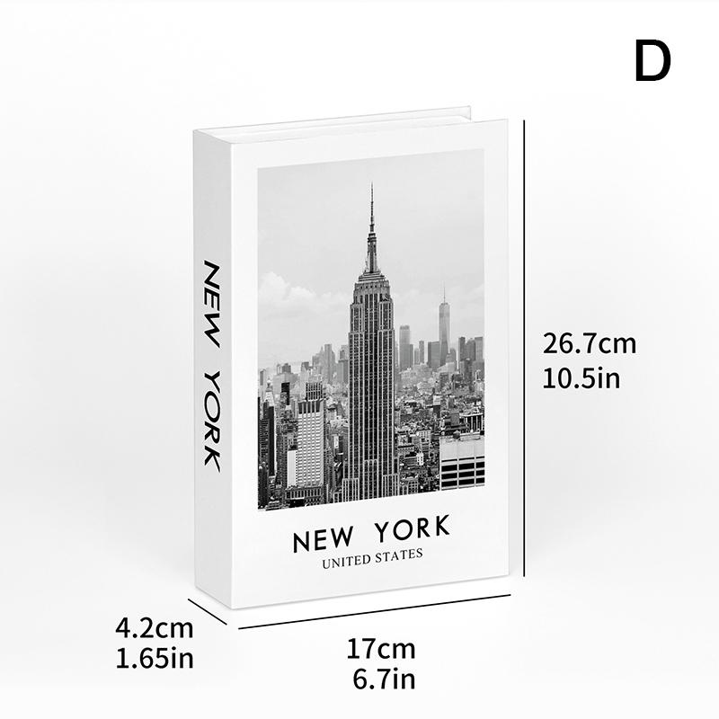 City Fake Books For Decoration Coffee Table Modern Home Decoration Books Simplicity Display Book Paris London  York