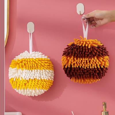 Buntes Chenille-Handtuch aus Mikrofaser zum Aufhängen, Haushalts- und Küchenhandtuch für Küche und Bad
