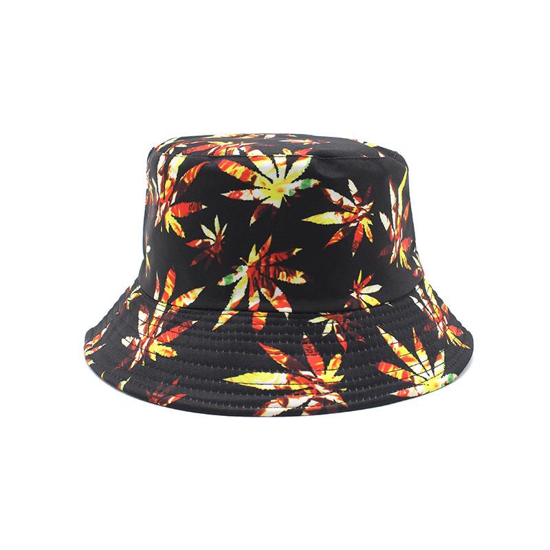 Smiley Face Double-Sided Wearing Bucket Hat Men And Women Street Trend Basin Hat Travel Sunscreen Couple Hat Tide