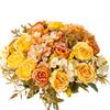 1/3 st Konstgjorda blommor i siden Ros pion Bröllop brudbukett Hem Jul Utomhus trädgårdsbåge DIY gåva festival Dekoration