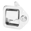 RV Entrance Door Lock Trailer Entry Door Latch with Keys Chrome Stainless Steel for Truck ATV UTV