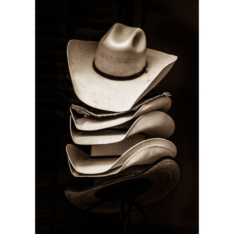 Retro Abstract Farm Landscape Cowboy Haystack Cow Guitar Poster Canvas Painting Printing Art Picture Home Room Wall Decor Gift