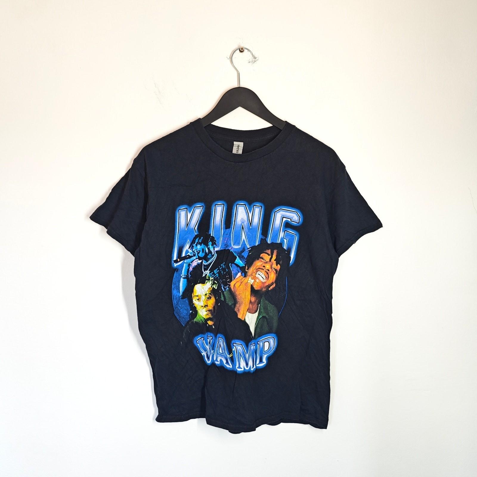 King Vamp T-Shirt Black Mens Medium Gildan Graphic Print Band Tee S