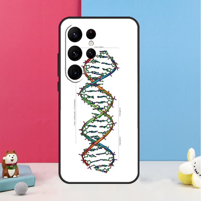 Science DNA Biology Case For Samsung Galaxy S26 S23 Ultra S20 S21 S22 S24 S25 Plus S10 S25 FE Back Cover Shell