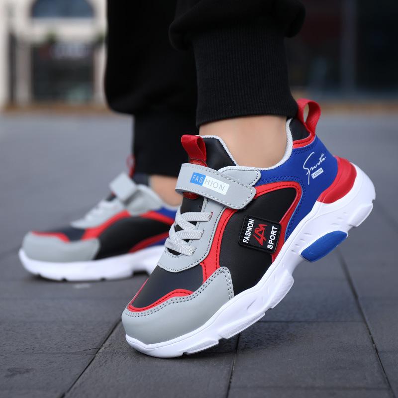 

Joint children s shoes 22 new autumn children s high-top sports shoes medium and older children s little white board shoes 31