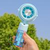 Rechargeable Handheld Misting Fan-Portable Battery Operated Water Mist Fan With 3 Adjustable Speed-Cooling Fan