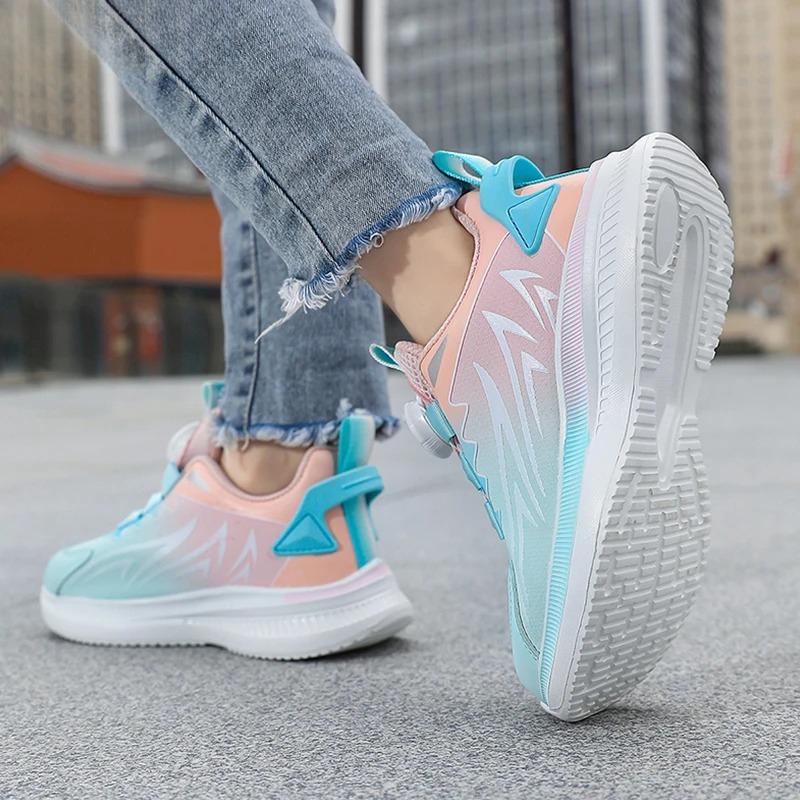 Childrens Sports Shoes New Breathable Comfortable Boys' Training Sneakers Lightweight Kids Girl Outdoor Leisure Walking Footwear