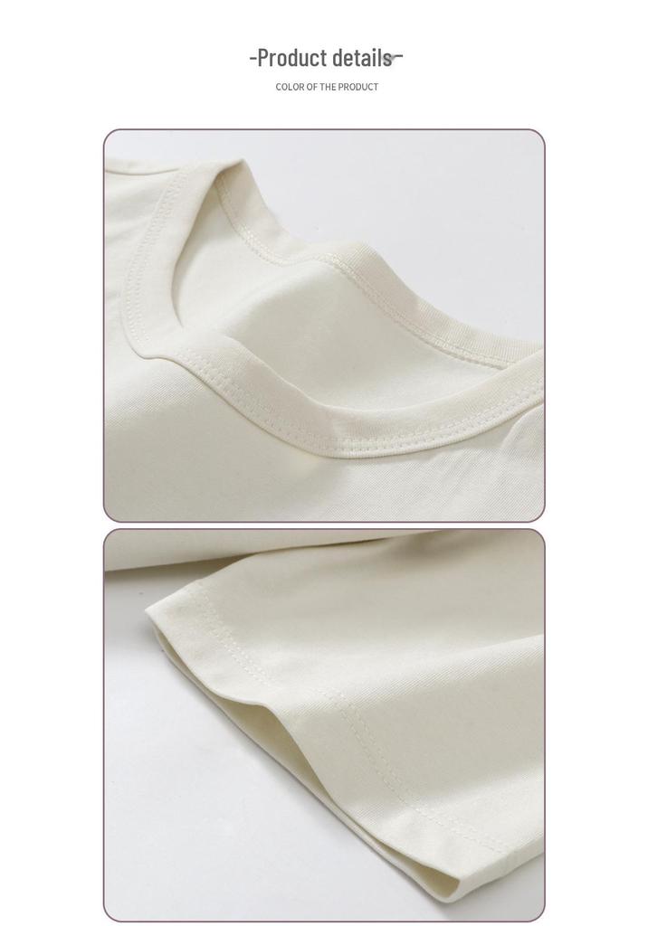 Boys' Mid-Length Summer Short-Sleeve T-Shirt - Parent-Child Outfit