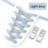 8MM 2025 No Tie Shoe Laces Press Lock Insert Fixed Shoelaces Without Ties Elastic Laces Sneaker Kid Adult Flat Shoelace for Shoe
