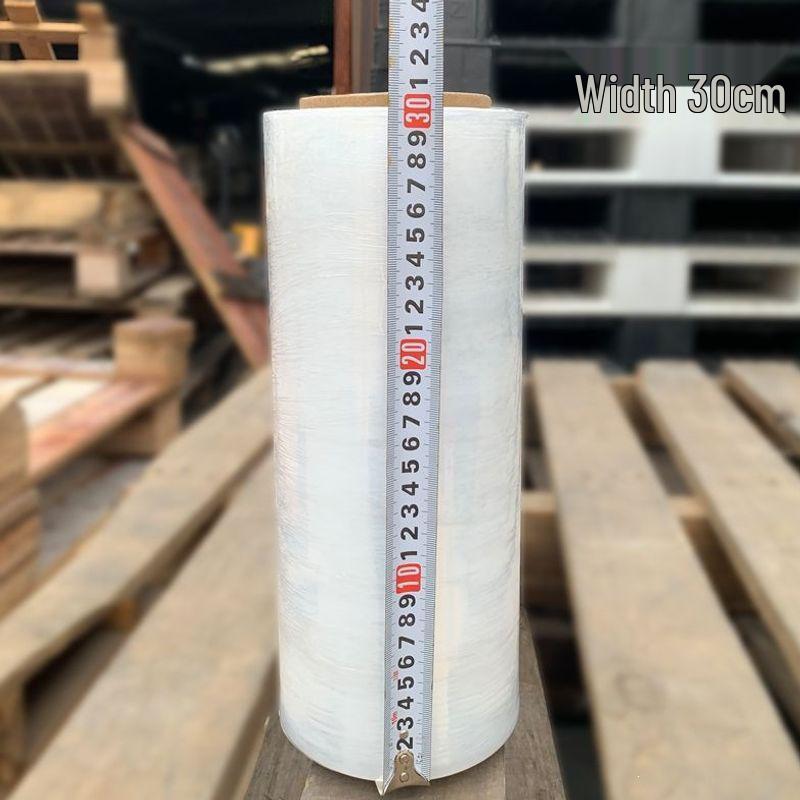 Eco-friendly Transparent Stretch Film, 50cm, 6 Large Rolls for Industrial Use