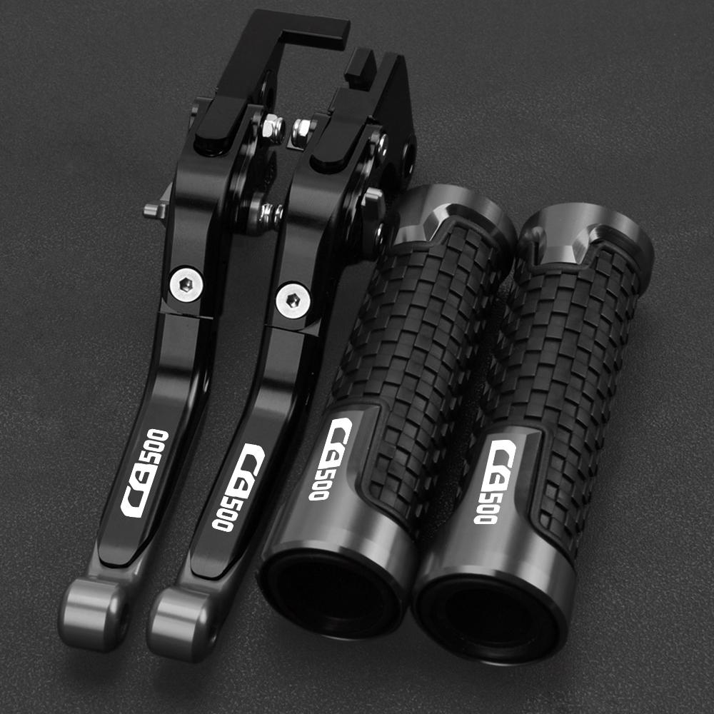 Motorcycle CNC  Adjustable Extendable Folding Brake Clutch Levers Handle Grips For HONDA For Honda CB500 CB 500 1994 1995